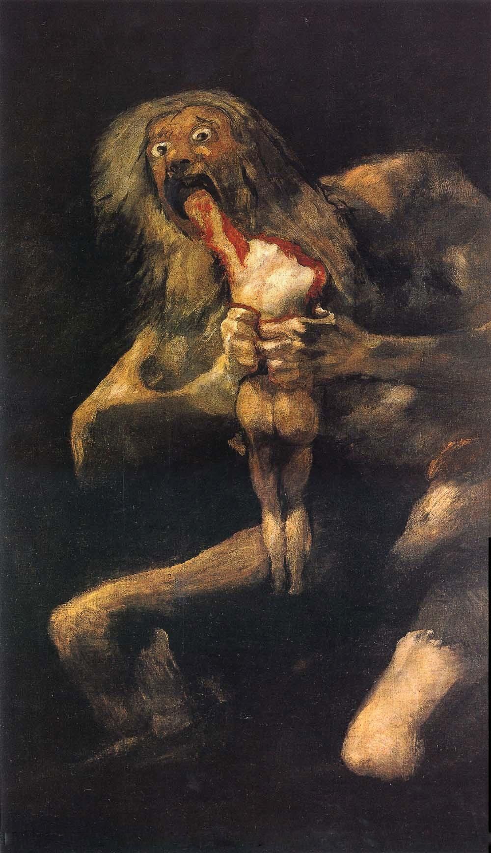 Francisco de Goya Saturn devouring his young